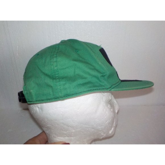 Minecraft Mojang Jinx TNT Ball Cap Hat Snapback Green Black Checkered #7613 - Picture 4 of 7